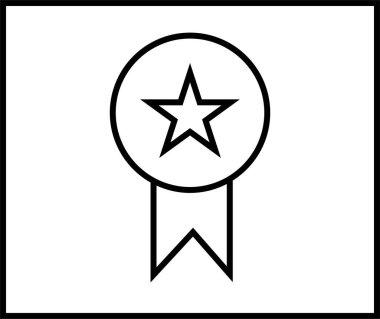 ödül simgesi, vektör illüstrasyonu