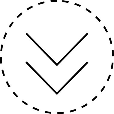 kullanıcı arayüzü ok simgesi, vektör illüstrasyonu