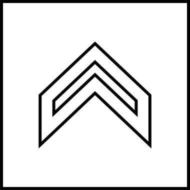 kullanıcı arayüzü ok simgesi, vektör illüstrasyonu