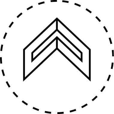 kullanıcı arayüzü ok simgesi, vektör illüstrasyonu