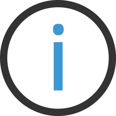 bilgi simgesi. vektör illüstrasyonu