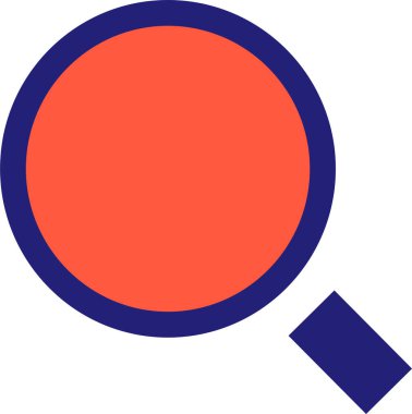 Basit arama motoru konsepti simgesi, vektör illüstrasyonu