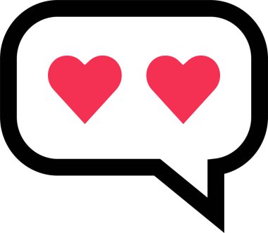 SMS ve Metin konuşma ikonu vektör illüstrasyonu