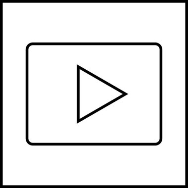 Web arayüzü simgesi, vektör illüstrasyonu