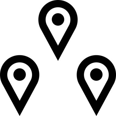 navigasyon simgesi işaret vektör çizimi