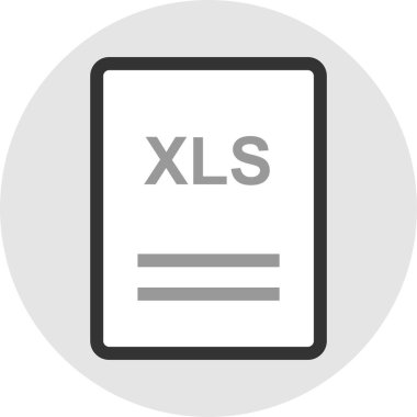 dosya adı simgesi vektör illüstrasyonu