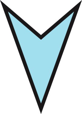 kullanıcı arayüzü ok simgesi, vektör illüstrasyonu