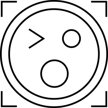 emoji yüz vektör illüstrasyonu