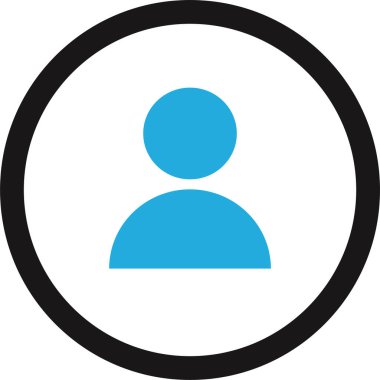 kullanıcı profili simgesi, vektör illüstrasyonu