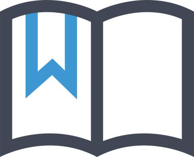 Öğrenmenin basit simgesi, vektör illüstrasyonu