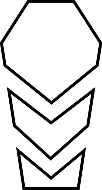 Mısır kültürü işaret vektör illüstrasyonu