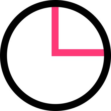 Basit rapor simgesi vektör illüstrasyonu