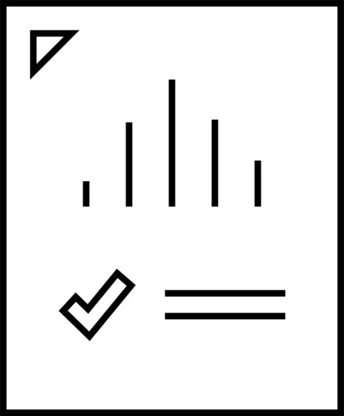 Geschäftsbericht Finanzbericht Symbol Vektorillustration — Stockvektor