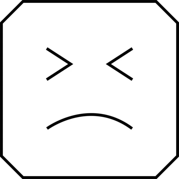 Ilustrasi Vektor Wajah Emoji - Stok Vektor