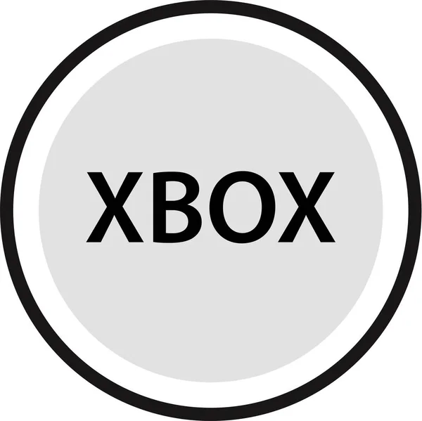 Векторная Иллюстрация Логотипа Консоли Xbox — стоковый вектор
