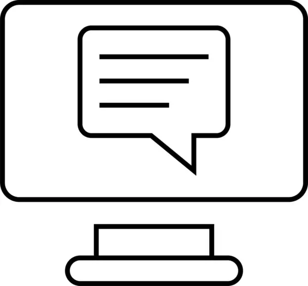 Sms Texto Icono Voz Vector Ilustración — Archivo Imágenes Vectoriales