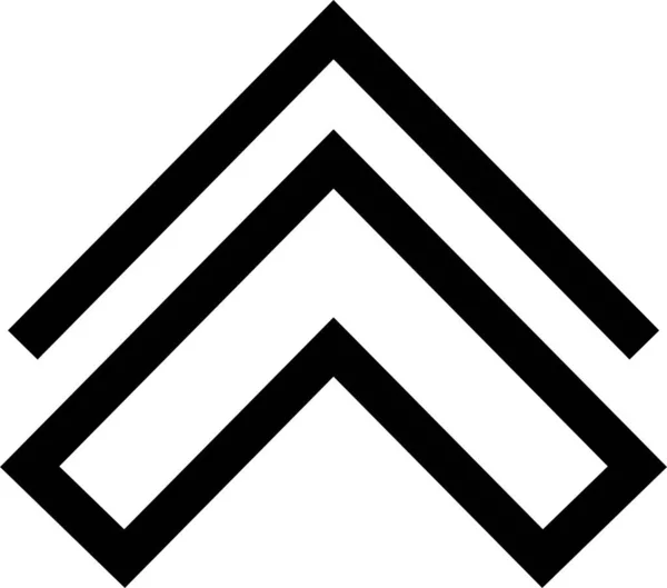 Ikon Panah Antarmuka Pengguna Ilustrasi Vektor - Stok Vektor