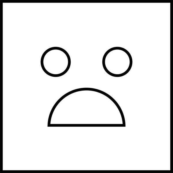 Ilustração Vetor Face Emoji —  Vetores de Stock