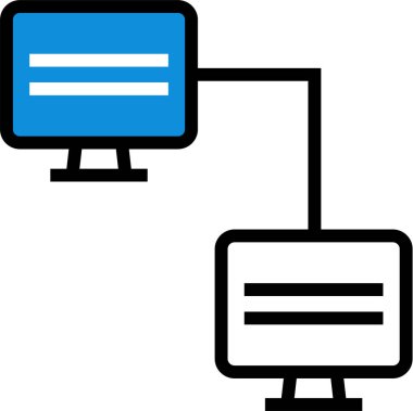 Basit satır simgesi, vektör illüstrasyonu