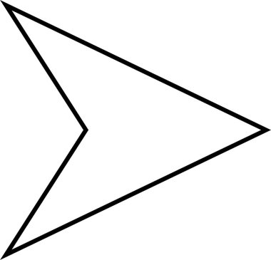 kullanıcı arayüzü ok simgesi, vektör illüstrasyonu