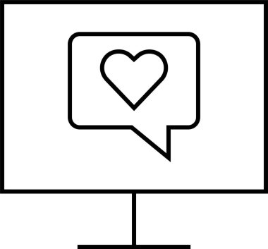 SMS ve Metin konuşma ikonu vektör illüstrasyonu