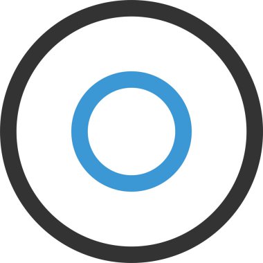 Basit bilgisayar arayüzü simgesi, vektör illüstrasyonu