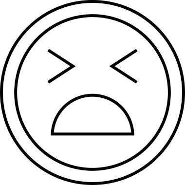 emoji yüz vektör illüstrasyonu