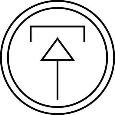 kullanıcı arayüzü ok simgesi, vektör illüstrasyonu