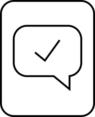 SMS ve Metin konuşma ikonu vektör illüstrasyonu