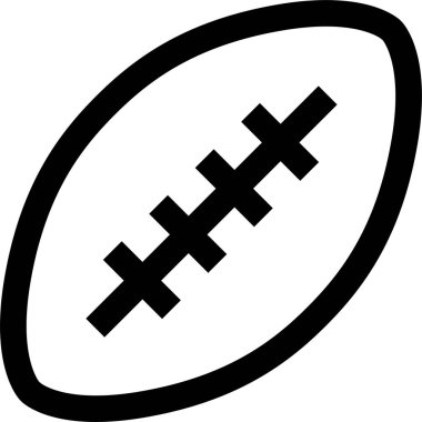 Ragbi topu. Basit resimleme