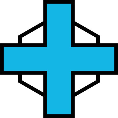 ekle. Web simgesi basit illüstrasyon