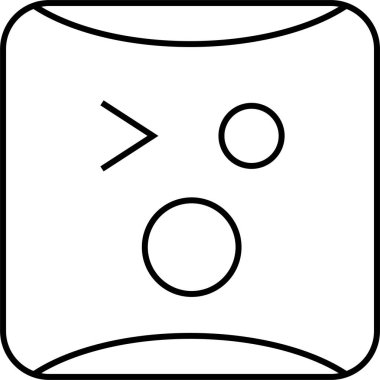 emoji yüz vektör illüstrasyonu