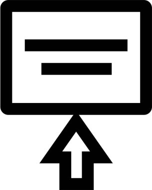 kullanıcı arayüzü yukarı ok simgesi, vektör illüstrasyonu