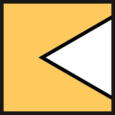 kullanıcı arayüzü ok simgesi, vektör illüstrasyonu