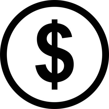 Dolar işareti vektör illüstrasyonuName 