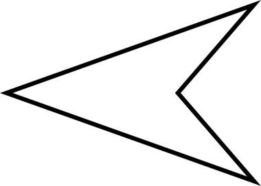 kullanıcı arayüzü ok simgesi, vektör illüstrasyonu