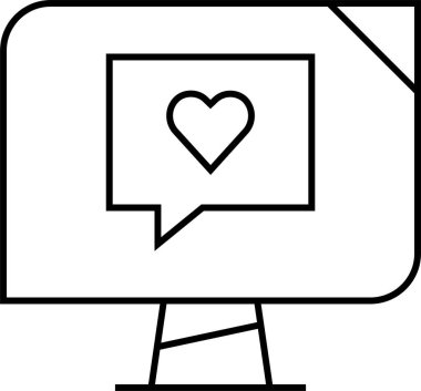 SMS ve Metin konuşma ikonu vektör illüstrasyonu