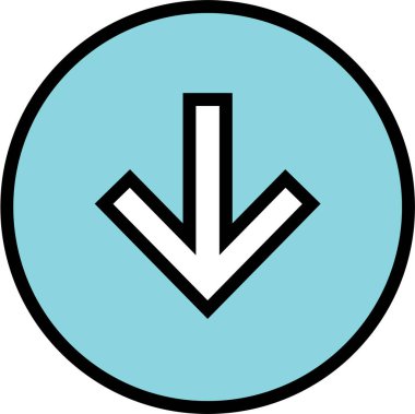 kullanıcı arayüzü ok simgesi, vektör illüstrasyonu