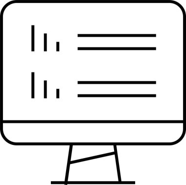 Basit web bilgi simgesi, vektör illüstrasyonu