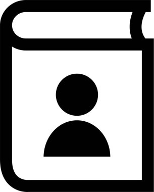 kullanıcı. Web simgesi basit illüstrasyon