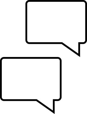 Konuşma balonu. Basit tasarım