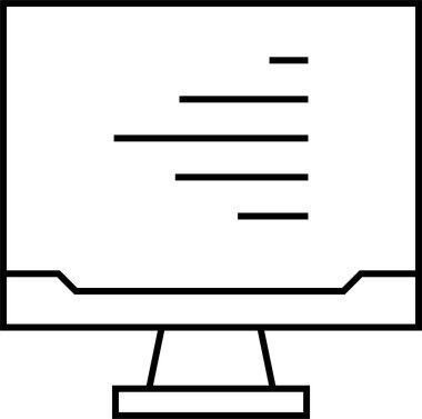 Basit web bilgi simgesi, vektör illüstrasyonu