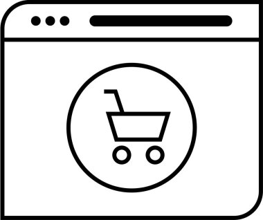 Alışveriş arabası. Basit tasarım