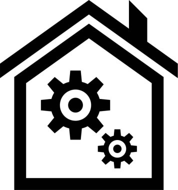 Ayarlar. Web simgesi basit illüstrasyon