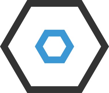 Basit bilgisayar arayüzü simgesi, vektör illüstrasyonu