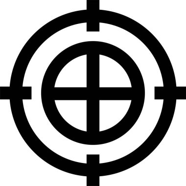 Hedef. Web simgesi basit illüstrasyon