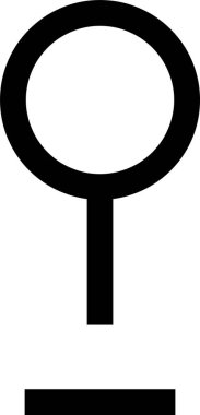 navigasyon simgesi işaret vektör çizimi