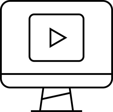 Basit web bilgi simgesi, vektör illüstrasyonu