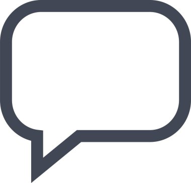 konuşma kabarcığı vektör çizimi