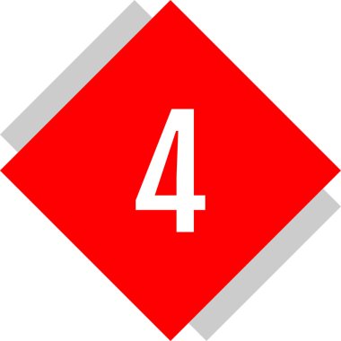 sayı işaret simgesi vektör illüstrasyonu 